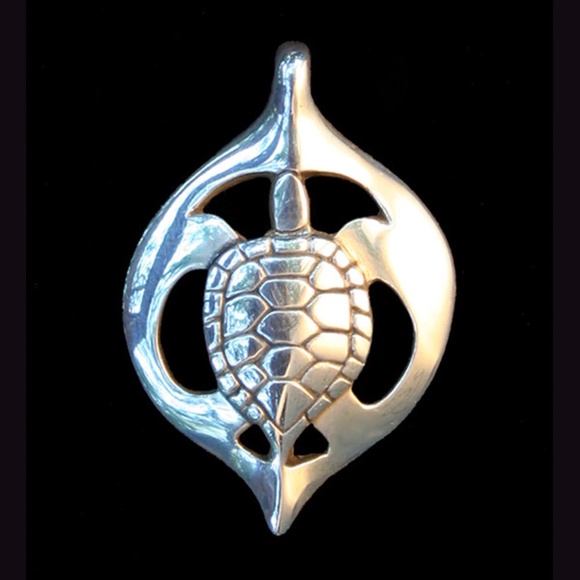 Sterling Silve KAUILA TURTLE  16" Black/Gold Ammonite &Apatite Beaded Necklace - Picture 3 of 5